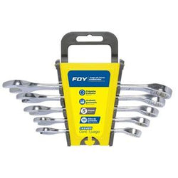 Llaves Combinadas Juego 5 Pzas 12 Ptas Estandar En Rack  FOY (140450) PVL
