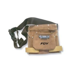 Estuche Portaherramientas Cuero C/Cinto  2 Compart.  FOY (143213) PVL