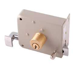 CERRADURA DE SOBREPONER PRE-ARMADA DERECHA GRIS BG (CAJA) DEXTER (6760)