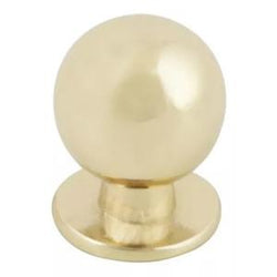 JALADERA BOTON 18 MMD X 23 MMH C/T LATON BRILLANTE HANDYHOME (3818)