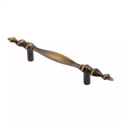 JALADERA 76 MM  CC C/T LATON ANTIGUO HANDYHOME (3889)