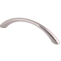 JALADERA DE ARCO EN ZAMAC NIQ SATINADO  CC 128MM C/T HANDYHOME (7999)