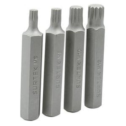 Juego Puntas Triple Cuadro Intercambiables  4 Pzas SURTEK (PFB4)