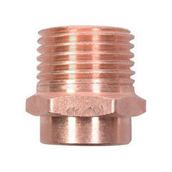 CONECTOR COBRE ROSCA EXTERIOR  1/2"  HQ