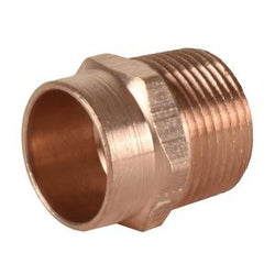 CONECTOR COBRE ROSCA EXTERIOR  3/4"  HQ