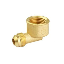 CODO ESTUFA 90 BRONCE  FLER  3/8"  X  1/2"   N.P.T.  HQ