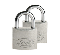 Candado De Acero Corto 38 mm 2 Llaves Std LOCK (L22S382)*