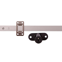 CERRADURA P/ESCRITORIO DE VARILLA  600 MM NEGRO (BOLSA) DEXTER (3085)