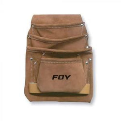 Estuche Portaherramientas Cuero 4 Compart.  FOY (143212) PVL