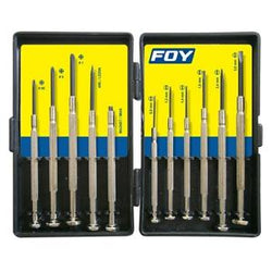 Desarmadores Juego 11 Pzas De Precision Combinados  FOY (141617) PVL