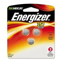 PILA ENERGEIZER  SR44 TIPO BOTON BLISTER C/3 PZS. CALCULADORA, RELOJ BAT-CR357 S/P (A76)