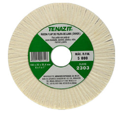 RUEDA FLAP DE FELPA PULIDO 6" X 1" X 1" TENAZIT (2303)