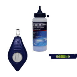 TIRALINEAS PLASTICO C/GIS Y NIVEL TOOLCRAFT (TC0398)
