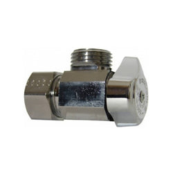 VALVULA ANGULAR CROMADA 1/2"  X 1/2" COFLEX (IP-124)