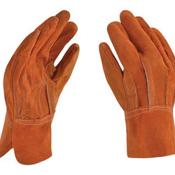 GUANTE CARNAZA 10"  CORTO REFORZADO DERMA CARE  (93-400)