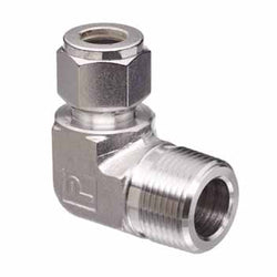 CONECTOR CODO 90 P/TUBING INOXIDABLE T316 MARCA CHEM OIL 1/4" OD X 1/4" M-NPT