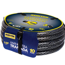 Manguera Armada 1/2"X15 Gris Conect Plast SURTEK (M12T15P)