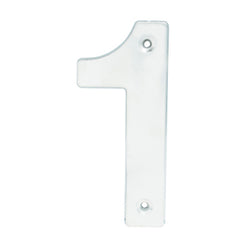 NUMERO NUMERO 1 CROMO SATINADO BOLD 4" LOCK (L601C)