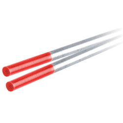ELECTRODO TUGNSTENO PUNTO ROJO 2%  3/32"  X 7" 10 PZAS. WESTON (Z-65380)