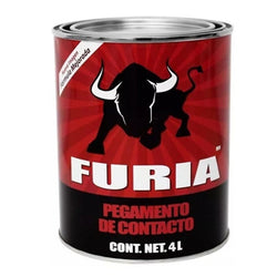 PEGAMENTO DE CONTACTO AMARILLO 4 LTOS  FURIA