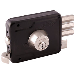 CERRADURA DE SOBREPONER PRE-ARMADA NEGRA IZQUIERDA (CAJA) DEXTER (5804)