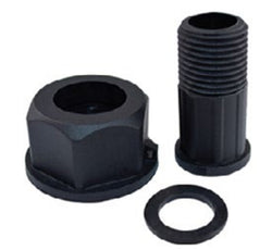 NIPLE PLASTICO P/MEDIDOR  1/2" NPT TUERCA 3/4" (NMP13)
