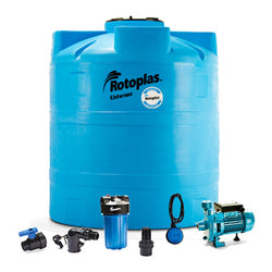 CISTERNA 1,200 LITROS CON EQUIPO ROTOPLAS  (510159)