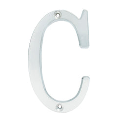 Letra C Cromo Satinado Slim 4" LOCK (L701CCS)