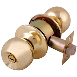 CERRADURA PERILLA BARZA CILINDRICA RANURA-BOTON S/LLAVE ACERO INOXIDABLE (BLISTER) DEXTER (6806)