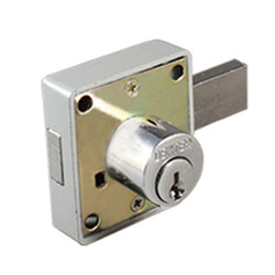 CERRADURA CUADRADA P/CAJON CAÑON CHICO LATON BRILLANTE 29 MM (CAJA) DEXTER (6492)