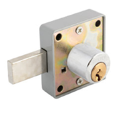 CERRADURA CUADRADA P/CAJON CAÑON GRANDE CROMO 36 MM (CAJA) DEXTER (6495)