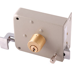 CERRADURA DE SOBREPONER PRE-ARMADA DERECHA NIQUEL SATINADO (CAJA) DEXTER (6970)