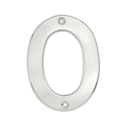 Numero 0 Cromo Satinado Bold 4" LOCK (L600C)