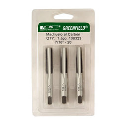 JUEGO MACHUELOS 3/8"-16 GREENFIELD (108233)