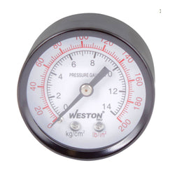 MANOMETRO 300 LBS/21 KG  2 1/4"  NPT POSTERIOR WESTON   (W-10036)