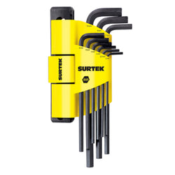 Llaves Allen Juego 9 Pzas Tipo "L" En Metrica  SURTEK (ALLFH9M)