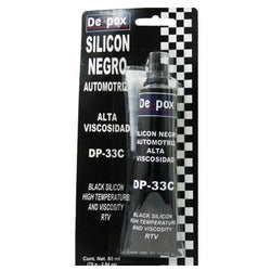 SILICON NEGRO RTV EN BLISTER 80 ML  DE-POX (DP-33B)