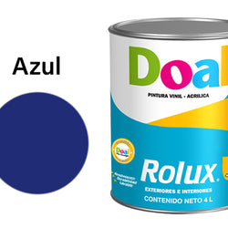 VINILICA-ACRILICA AZUL 1 LITRO ROLUX DOAL
