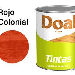 TINTA AL ACEITE ROJO COLONIAL 1 LITRO 053 DOAL