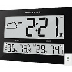 RELOJ DE PARED (8YPG2)  ATÓMICO,16-1/2" GRAINGER