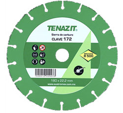 DISCO SIERRA CARBURO DE TUGSTENO CORTE MADERA 7" X 7/8" TENAZIT (172)