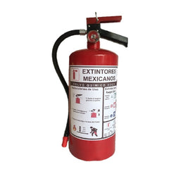 EXTINTOR CON POLVO QUIMICO SECO CAPACIDAD 6 KG