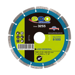 DISCO SEGMENTADO RENDIDOR 7" ECO DIAMOND AUSTRODIAM  (3255)