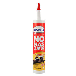 PEGAMENTO NO MAS CLAVOS CARTUCHO 450 GRS RESISTENTE AL AGUA RESISTOL M.R (1708701)