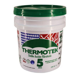 IMPERMEABILIZANTE 3 AÑOS FIBRATADO BLANCO 19L THERMOTEK (101238)