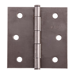 BISAGRA 3.5"  X  3.5"  2.2 MM. C/PLANA NIQUEL SATINADO ** DEXTER (7219)