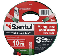 MANGUERA JARDIN ARMADA 1/2" X 10 MTS. SANTUL (5665)