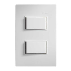 PLACA 2 MODULOS C/2 INT. SENCILLO SIMON (23260-90)
