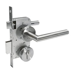 CERRADURA P/RECAMARA DE MANIJA DELUXE TIPO "L" ACERO INOXIDABLE 60 MM STD DEXTER (6501)