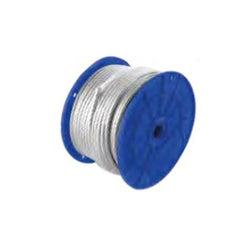 CABLE ACERO C/PVC  3/16 X 1/4 TOOLCRAFT (TC0993) ROLLO DE 75 MTS.